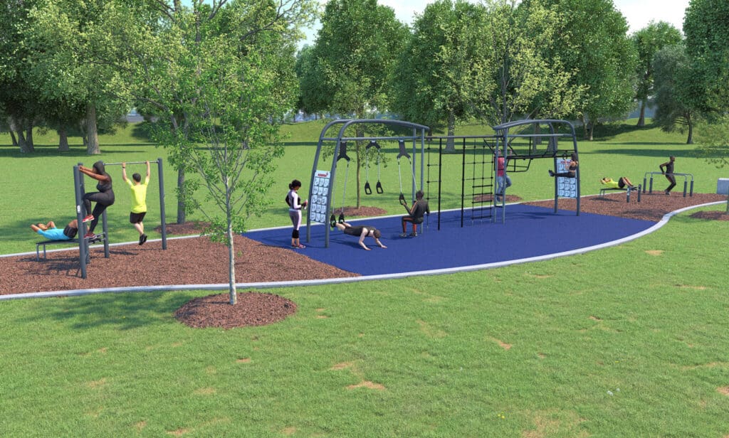 Butler Shores Exercise Equipment Enhancement - The Trail Conservancy