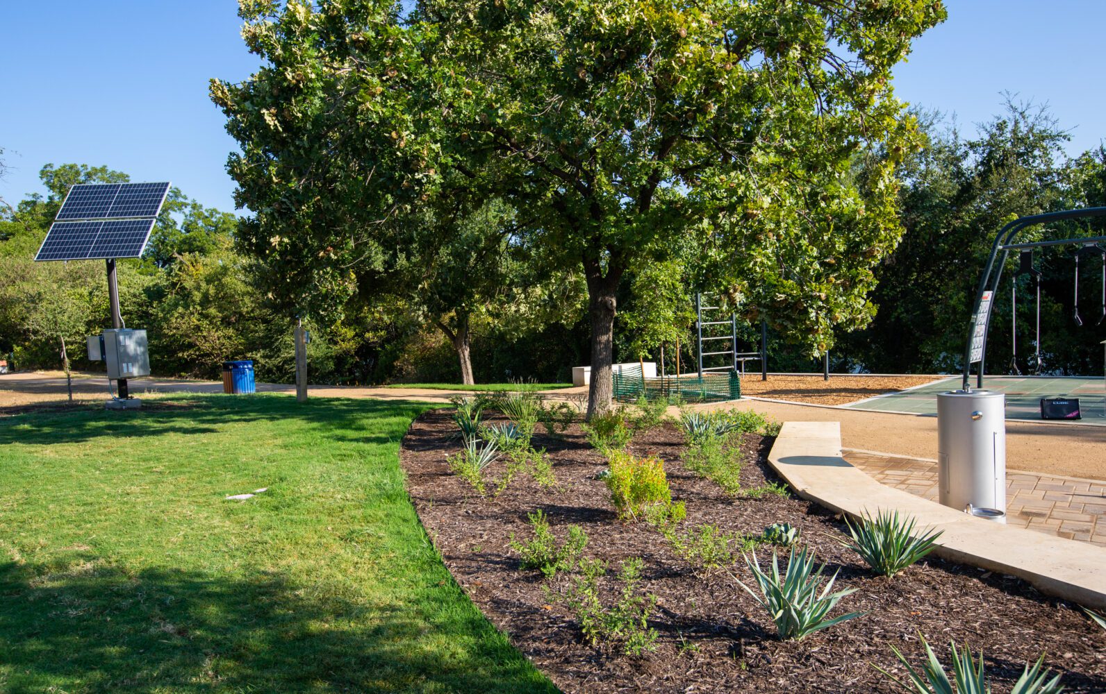 The Trail Conservancy had a ribbon cutting for a new Calisthenics area on Lady Bird Lake in Austin, Texas on September 18, 2023.